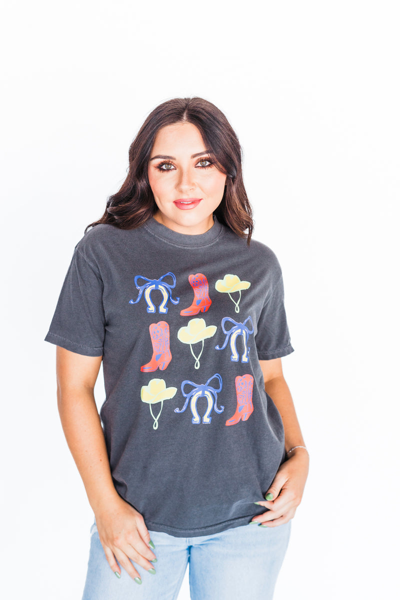 COWGIRL COQUETTE BOW T-SHIRT