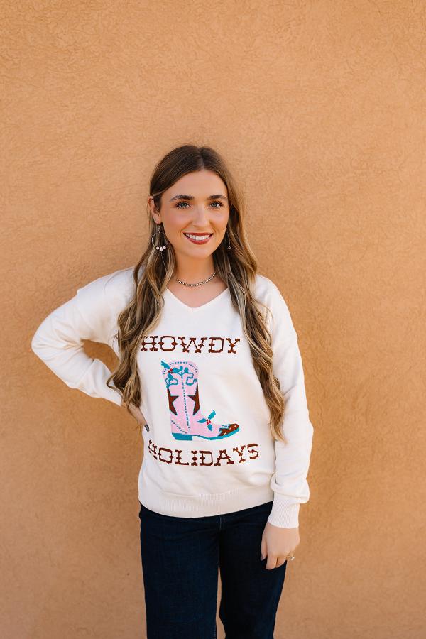 Howdy Holiday Sweater