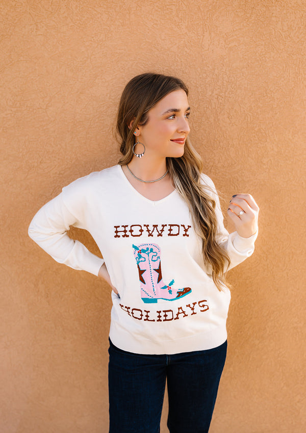 Howdy Holiday Sweater