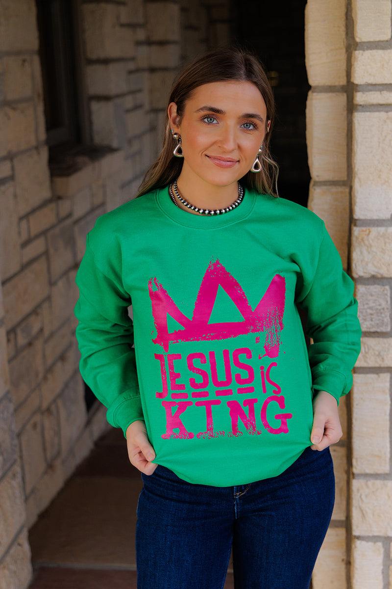 JESUS IS KING SWEATSHIRT