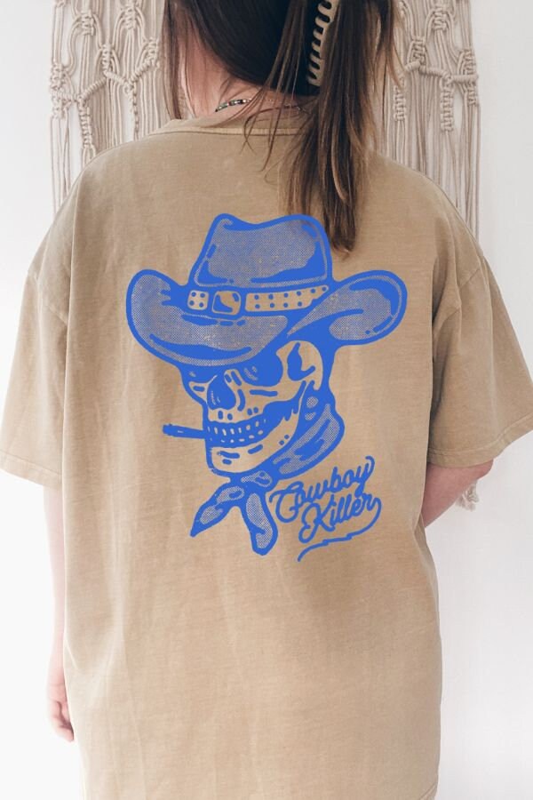 Cowboy Killer Shirt, Rodeo Shirt, Western Graphic Tee, Oversized Graphic Tee, Comfort Colors Tshirt, Country Concert Shirt, Western t shirts