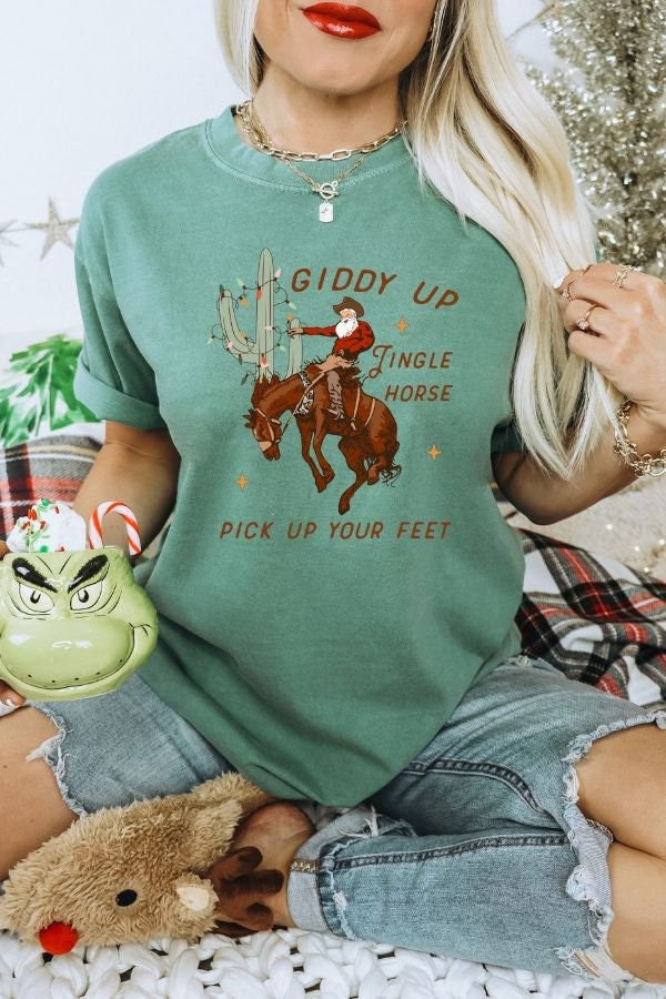 Giddy Up Jingle Horse Shirt