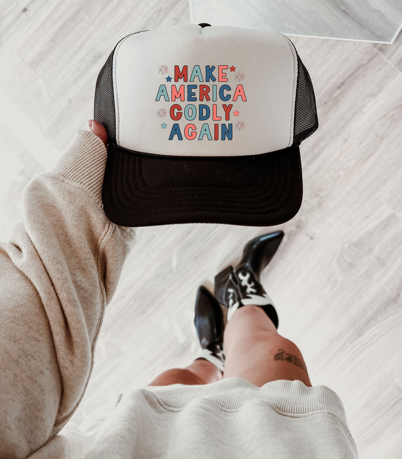 Make America Godly Again Trucker HaT