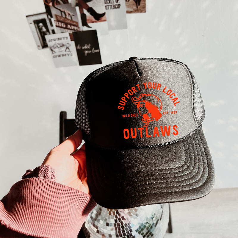 Support Your Local Outlaw Trucker Hat