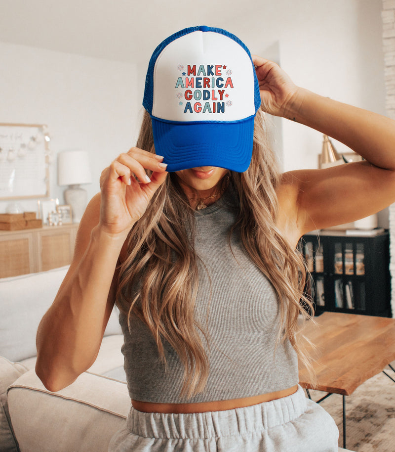 Make America Godly Again Trucker HaT