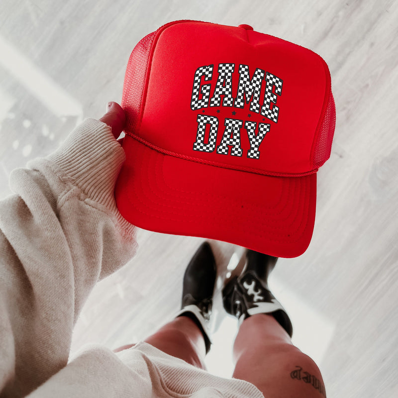 Game Day Trucker Hat, Team Spirit Trucker Hat, Team Trucker Hat, Mascot Trucker Hat, Football Trucker Hat, Sports Trucker Hat, Game Day Mom