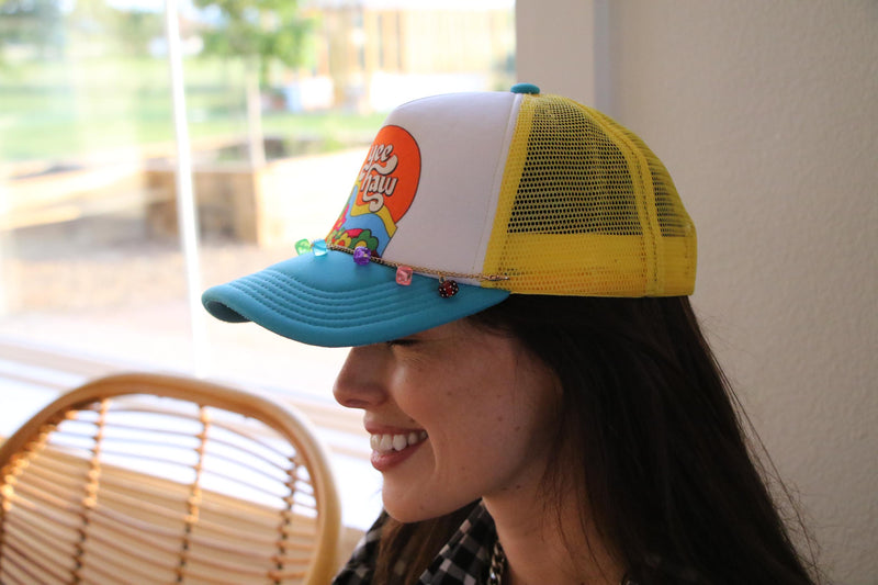 Colorful Cactus Yeehaw Trucker Hat